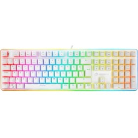 Resim Gamebooster G918 Fire Storm RGB Red Switch Beyaz Mekanik Gaming Klavye 