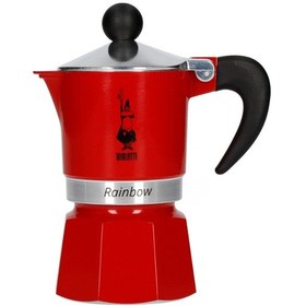 Resim Bialetti Rainbow Kırmızı Mokapot 3 Cup 