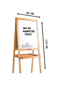 Resim Manyetik Çift Taraflı Ahşap Yazı Tahtası Diğer 