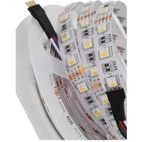 Resim 12 Volt Rgbw 4 Renk Rgb Ve Beyaz Renk 5050 Smd İç Mekan 60 Led 5 Metre Şerit Led 
