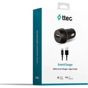 Resim Ttec 2.1A Araç Şarj Cihazı+ Type-C Kablolu 2CKS20CS 