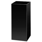 Resim Diş Fırçalık, Kare, Tezgah Üstü - Mat Siyah Mat Siyah 