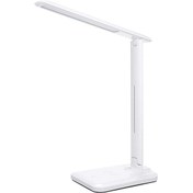 Resim 28 Led'li Göz Koruyucu Masalambaşı - Kablosuz Şarj Ve Usb Portu, Ayarabilir Aydınlatma Açıları İle Okuma Ve Gece Işığı Beyaz Beyaz 