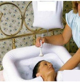 Resim Portatif Hasta Saç Yıkama Seti 