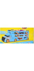 Resim King Toys 3 Katlı Sürat Pistli Tır 3 Arabalı Çocuklar Için Garaj Otopark Yarış Pisti Eğitici Oyun Seti 