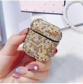 Resim Apple AirPods Uyumlu Kılıf Zore Diamond Silikon No6 