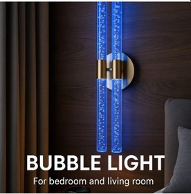 Resim Bh Bubblelight Dubble Şık Ve Zarif Modern Led Duvar Aplik Gold Rgb Elektrikli Kumandalı Gold 