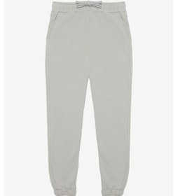 Resim Unisex Relax Fit Rahat Kesim Şardonlu 3 Cepli Lastikli Jogger Paça Taş Renk Eşofman Altı-32644 Taş 