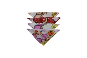 Resim Bandana Çocuk Çiçekli 4 Lü Karışık Desen 