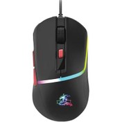 Resim Dexim Rainbow Gaming Mouse Siyah 