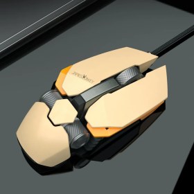 Resim James Donkey 850R 12000DPI 8 Tuş PMW3360 Sensör Rgb Optik Sarı Gaming Mouse 