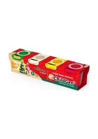 Resim Doğal Oyun Hamuru Mini-cup Yeni Yıl 4 65 Gr Çok Renkli 