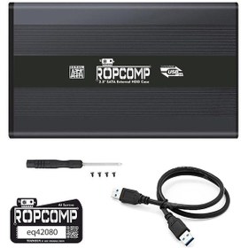 Resim Ropcomp 2.5" Usb 3.0 Sata Harici Harddisk Kutusu Metal 