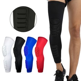 Resim 1 adet Erkek ve Kadın için Tam Bacak Diz Desteği - Ergonomik Tasarım, Nefes Alabilir Kumaş ile Yüksek Elastikiyet Kompresyonlu Kolluk, Koşu, Basketbol, Bisiklet için - Beyaz, Siyah, Mavi, Kırmızı Seçenekler, Diz Desteği, Spor Yaralanması İyileştirme, Şık Spor Aksesuarı, Güvenli Uygun Kayışlar 