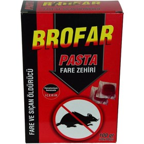 Resim Fare ve Sıçan Öldürücü Pasta Fare Zehiri 100 Gr (10 Adet x 10 Gr) 