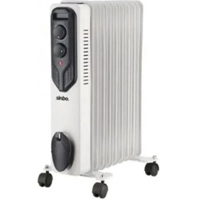 Resim Marsilyan 9 Dilimli Yağlı Radyatör Soba - Isıtıcı Turbo Isıtma 3 Kademe Isı Ayar - Ayarlanabilir Termostat 800-1200-2000W SFH-6937 (4887) 