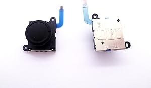 Resim LeHang Right Left Joy-Con Flex Cable Stick Joycon Motion Controllers Joystick Replacement Compatible with Nintendo Switch/Lite/Oled (Black) 