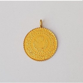 Resim X-Ladyaccessories 22 Ayar Altın Kaplama Kulplu Tarihli Imitasyon Ceyrek Altın Çok Renkli 