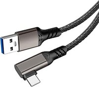 Resim Alanph VR Bağlantı Kablosu USB 3.2 Gen2 5ft Quest2/Quest Pro/Pico 4 Aksesuarları/PC/Steam VR, 100W5A PD Hızlı Şarj, 20Gbps Veri Aktarımı ile Uyumlu 