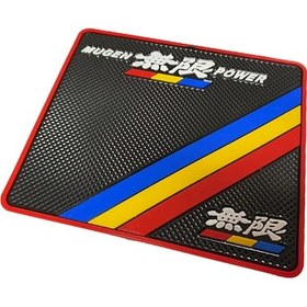 Resim Kaydırmaz Silikonlu Ped Mugen Power Desenli 19cm X 16,5cm 