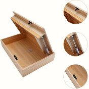 Resim Wall-Mounted Invisible Storage Box, Secret File Storage Box, Suitable for Living Room, Bedroom, Office Walls, Easy to Assemble 