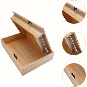 Resim Wall-Mounted Invisible Storage Box, Secret File Storage Box, Suitable for Living Room, Bedroom, Office Walls, Easy to Assemble 