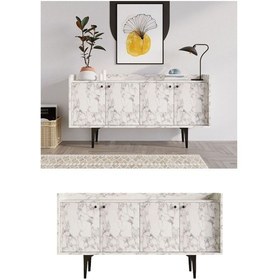 Resim Decormet Navi Konsol Carrara Marble Diğer 