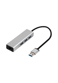 Resim Bix BX06HB 5Gbps 10/100/1000Mbps RJ45 Ethernet Dönüştürücü USB 3.0 Çoklayıcı Adaptör 