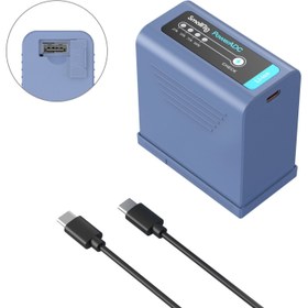 Resim SmallRig 4267 NP-F970 USB-C Şarj Edilebilir Kamera Pili 