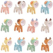 Resim Mini Karikatür Hayvan Led Masa Lambası Taşınabilir Ayarlanabilir Sevimli Hayvan Gece Lambası Mavi Köpek 