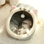 Resim Cozy Cat Bed Tent: Kediniz İçin Mükemmel Bir İç Mekan Evcil Hayvan Evi! 