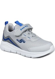 Resim Jump 28102 Cırtlı Gri - Mavi Erkek Çocuk Sneaker Günlük Spor Ayakkabı 