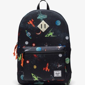 Resim Herschel Heritage Space Adventure Çocuk Siyah Sırt Çantası 