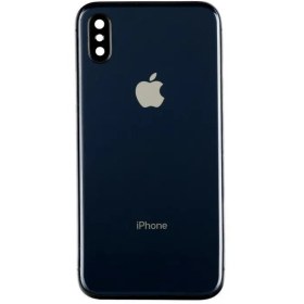 Resim iPhone X Kasa Kapak Siyah Boş 
