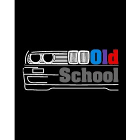 Resim Bmw Old School E30 Color Büyük Sırt Patch Yama 