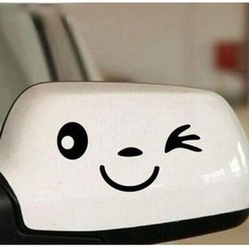 Resim HMNL Göz Kırpma Dikiz Ayna Sticker 11x5 Cm 