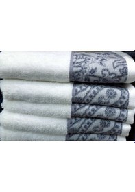 Resim Özdilek 2li Pamuklu El-yüz Havlusu 50x90 -paijley Kreme Gri 