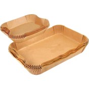 Resim 150PCS Hava Fritöz Astarları Tek Kullanımlık, Hava Fritöz Sepeti Için Astarlar, Ninja Dual Için Hava Fritöz Parşömen Kağıt Astarları (Yurt Dışından) 