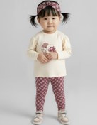 Resim Mayoral 3'lü Kız Bebek Tayt Takım 2744 Pembe 