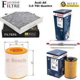 Resim Audi A6 3.0 Tdı Quattro Filtre Bakım Seti 2011-2014 