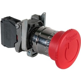 Resim Schneider 1NK Çevir-Çek Tipi Mantar Kafalı Acil Stop Butonu 