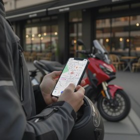 Resim Gp Kompozit GP Garaj TKP001 Motosiklet Takip Ve Güvenlik Sistemi + Blokaj Sistemi + 1 Yıllık Lisans 