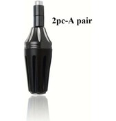 Resim Tongdashop Siyah 2 Adet Evrensel 8mm Motor Çerçeve Koruması - M8 Çarpışma Önleyici Dayanıklı Motor Aksesuarları 