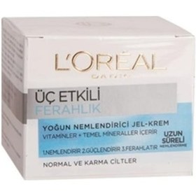 Resim L'Oreal Paris 3 Etkili Ferahlık Gündüz Bakım Kremi 50 ML 