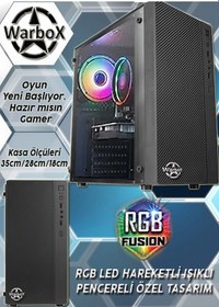 Resim Warbox Eagle X5650 16 GB 256 GB SSD R724 4 GB 20" W10P Masaüstü Bilgisayar 