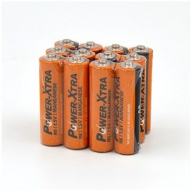 Resim Power-Xtra R06 1.5V Aa Manganez Kalem Pil 12'Li Paket 