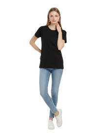 Resim Batik Kadın T-shirt 9104 SIYAH 
