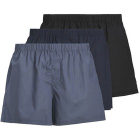Resim Jack&jones Addıtıonals Erkek 3'lü Beli Lastikli Boxer Paketi - Milano - 12281678-1206001 Vintage Indigo 