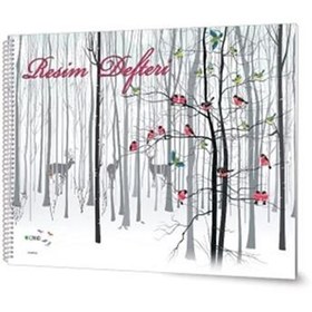 Resim Çınar Resim Defteri Spiralli 15 YP 17x24 33002 