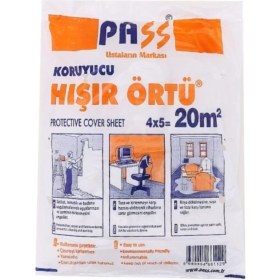 Resim EC Shop Bantdünyası Hışır Örtü - 20 M2 - 5 Metre x 4 Metre Ince Hışır Boya Örtü Hışır 